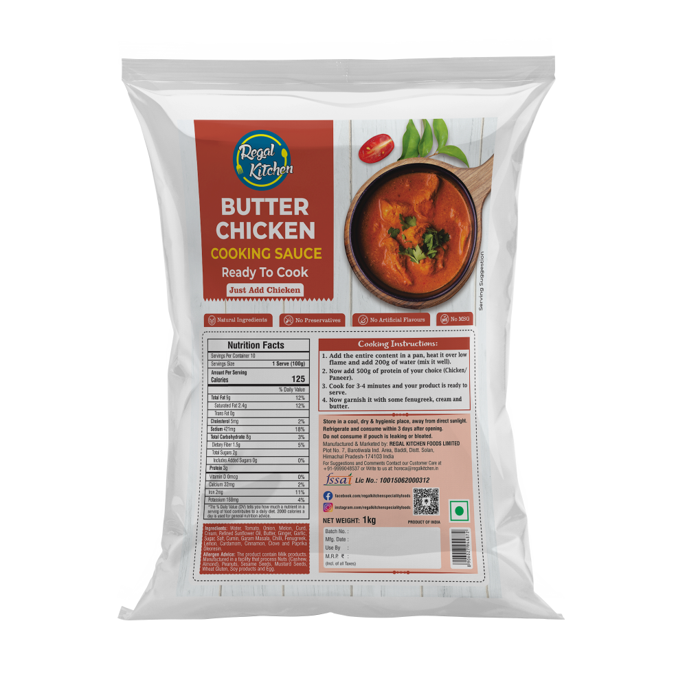 Butter Chicken Cooking Sauce