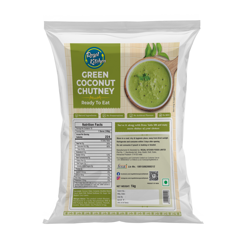 Green Coconut Chutney