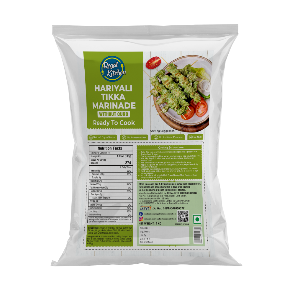 Hariyali Tikka Marinade