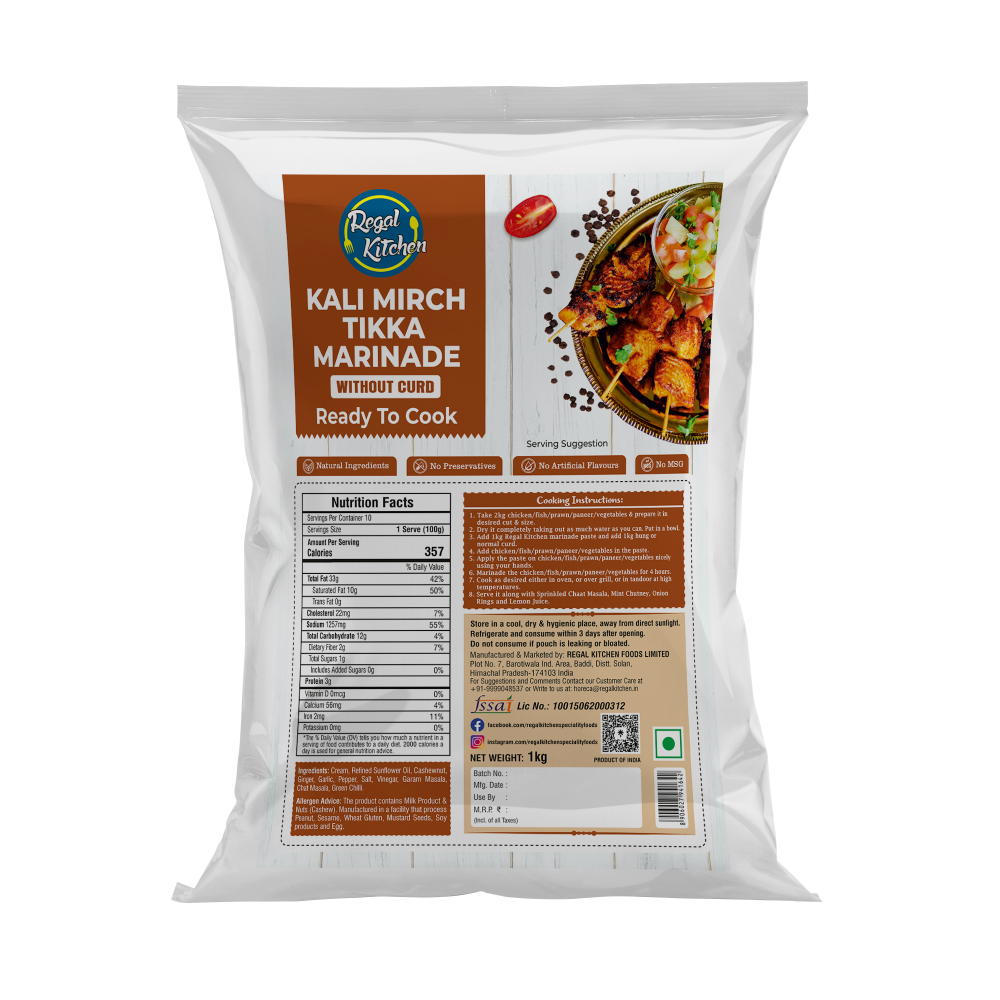 Kali Mirch Tikka Marinade