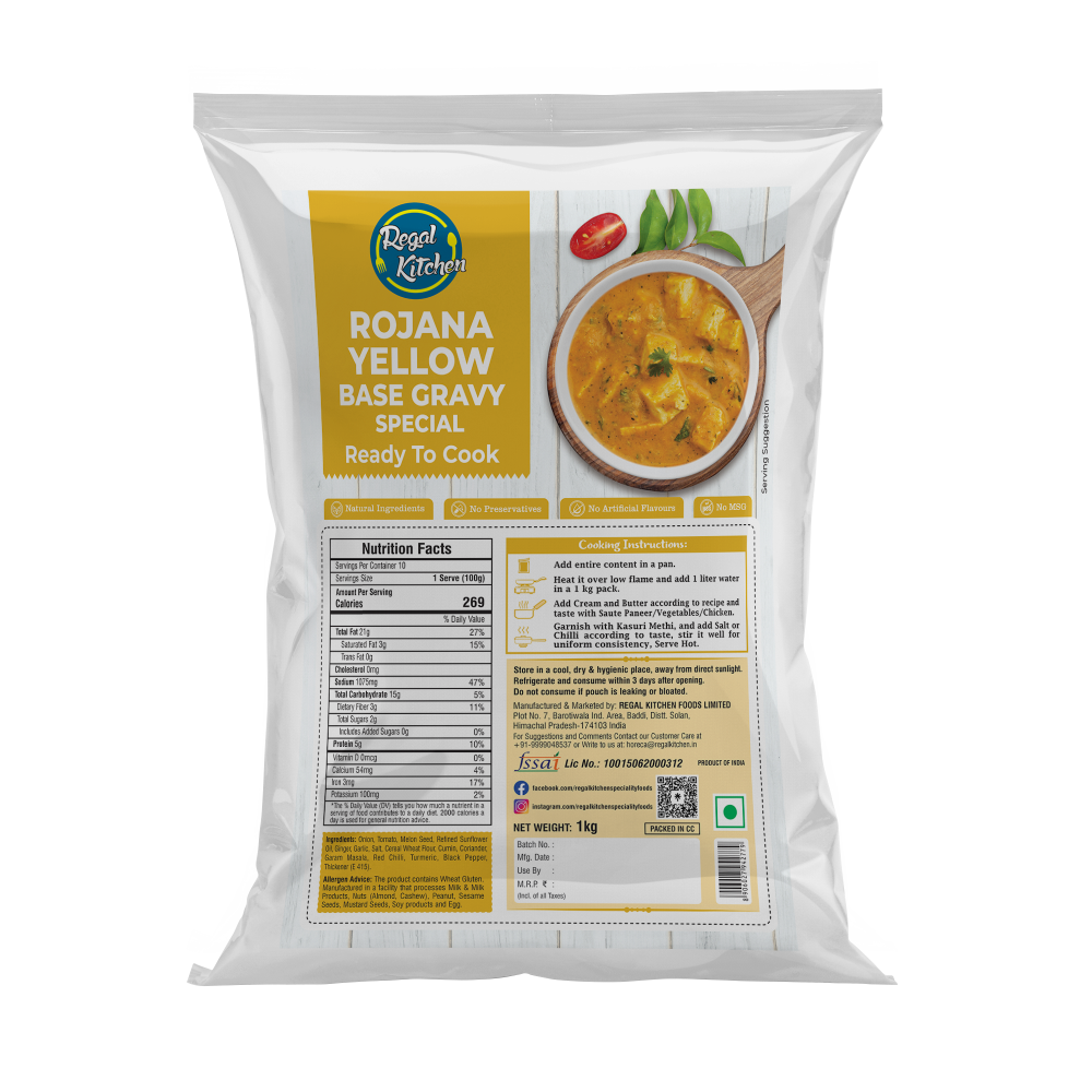 Rojana Yellow Base Gravy (Special)