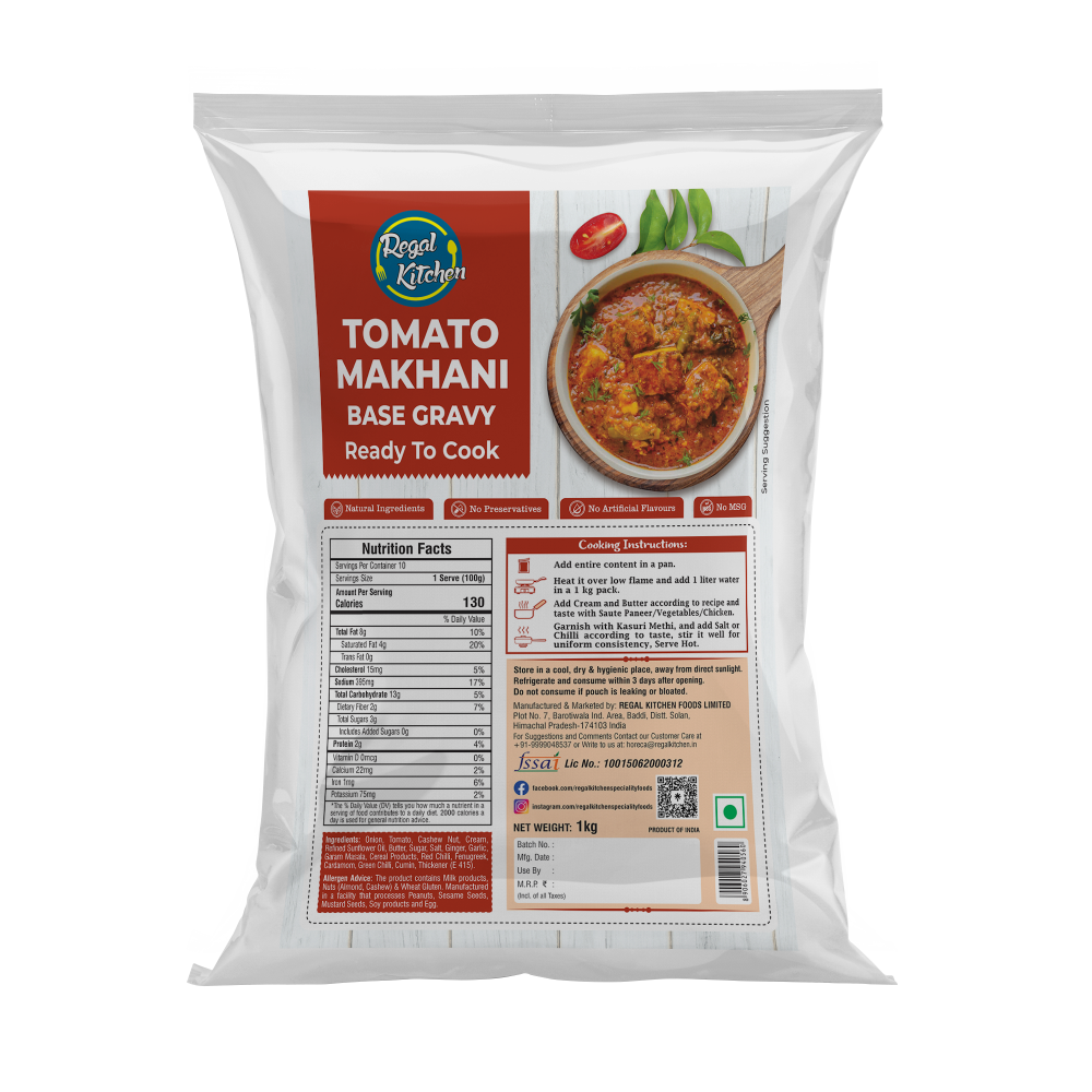 Tomato Makhani Base Gravy