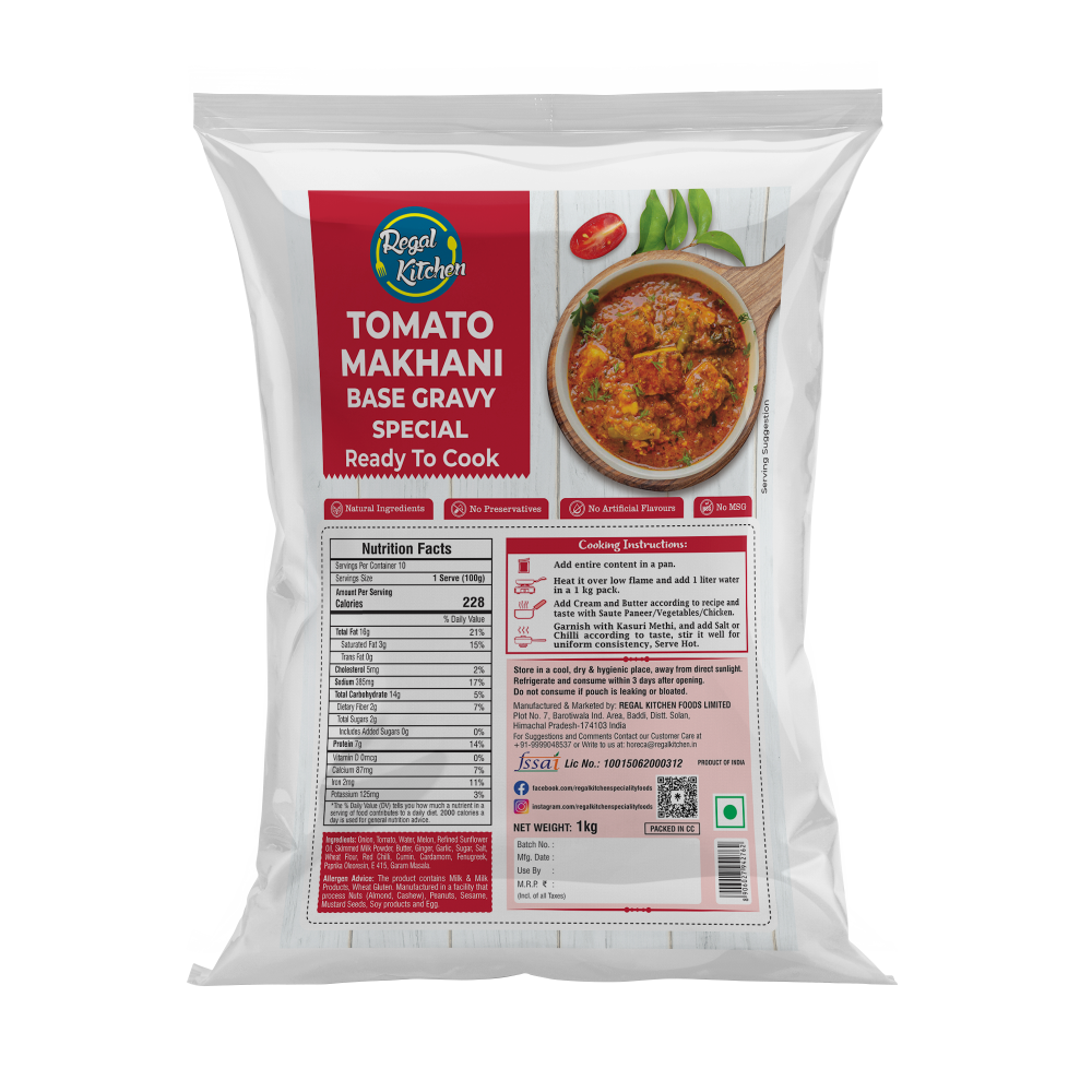 Tomato Makhani Base Gravy (Special)
