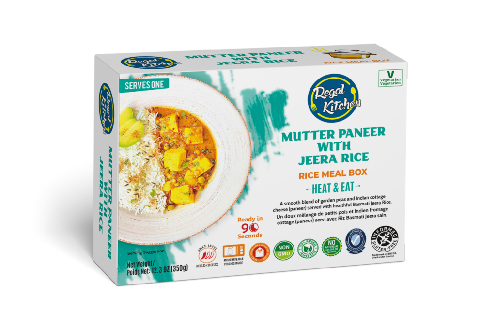 Mutter Paneer with Jeera Rice