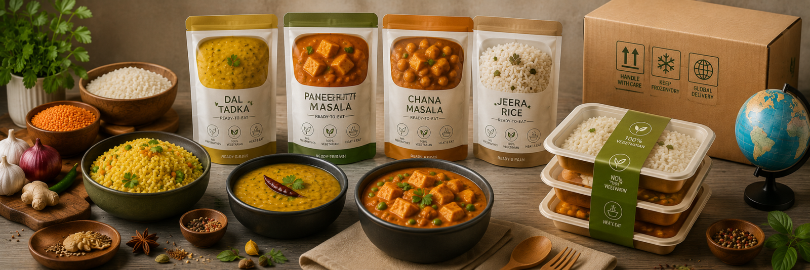 Ready-To-Eat Indian Meals Distributor